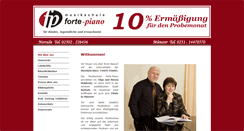 Desktop Screenshot of musikschule-forte-piano.de